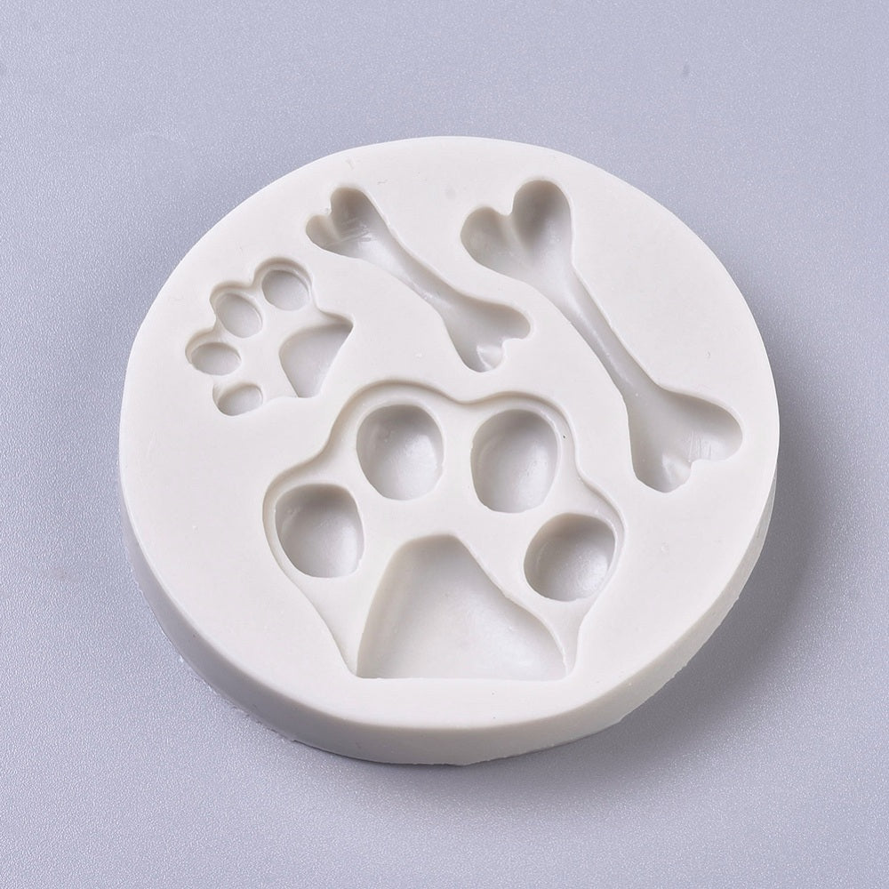 Silikonform "Hundepfote"