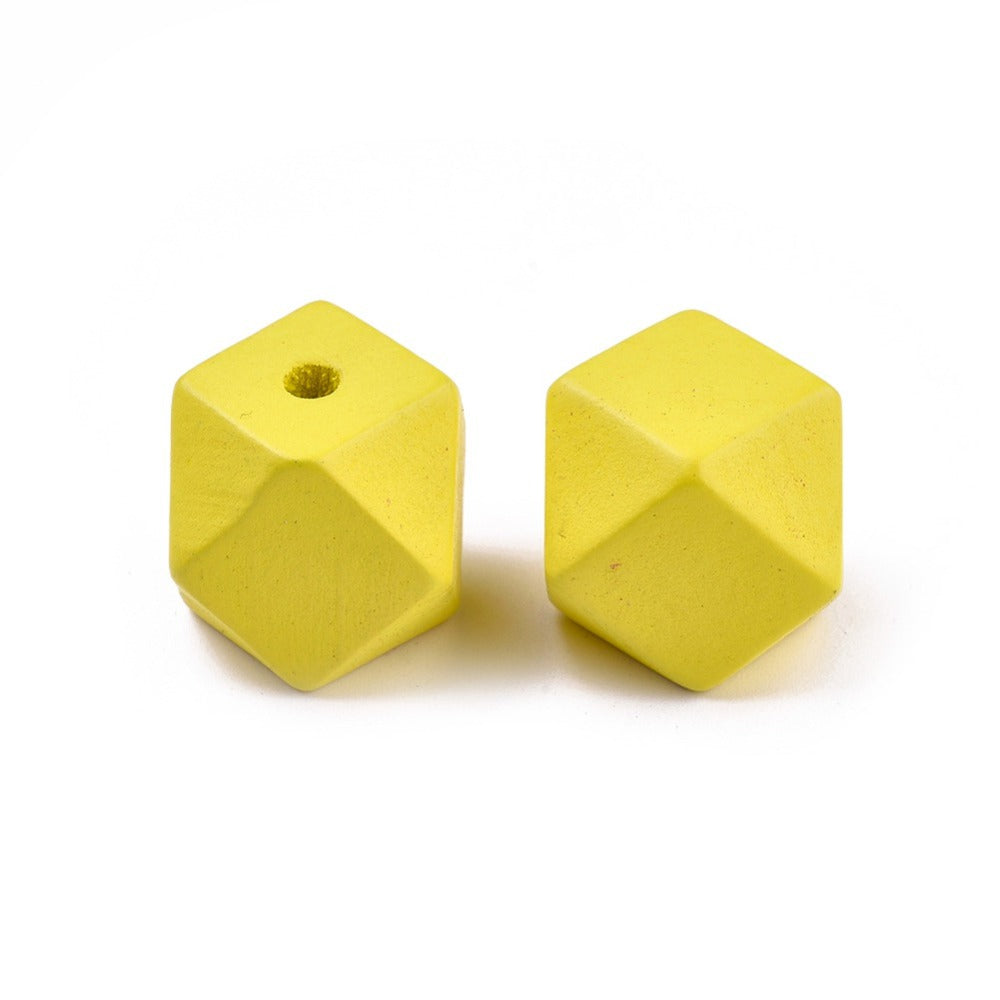 Naturholzperle Vieleck 20mm