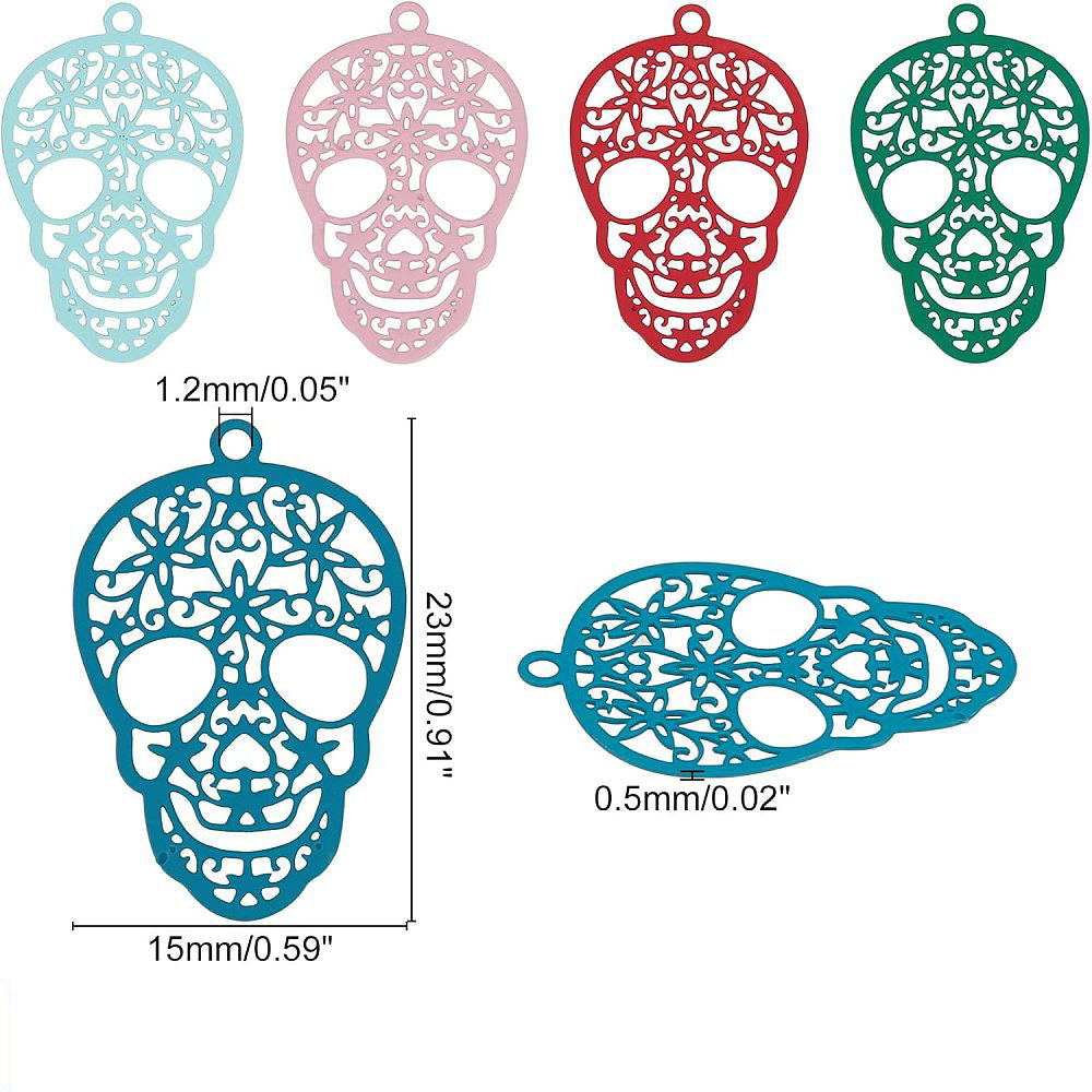 Anhänger filigran "Skull"